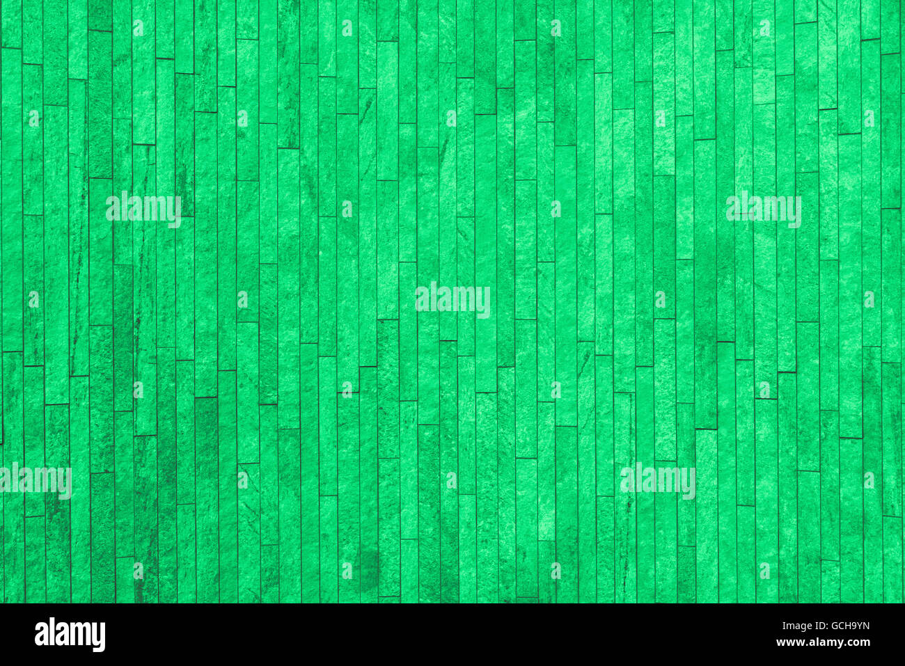 Perfect mint green grayish light greenish high resolution natural urban brick wall background Stock Photo