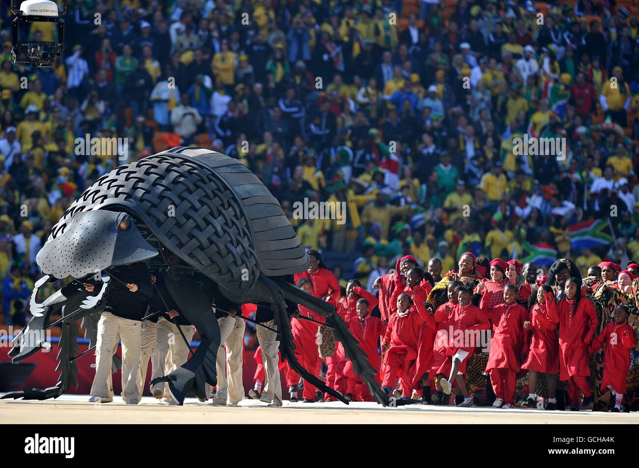 2010 fifa world cup opening ceremony hi-res stock photography and ...