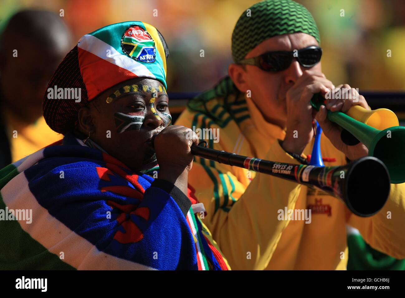 Soccer - 2010 FIFA World Cup South Africa - Opening Ceremony - Soccer City Stadium Stock Photo