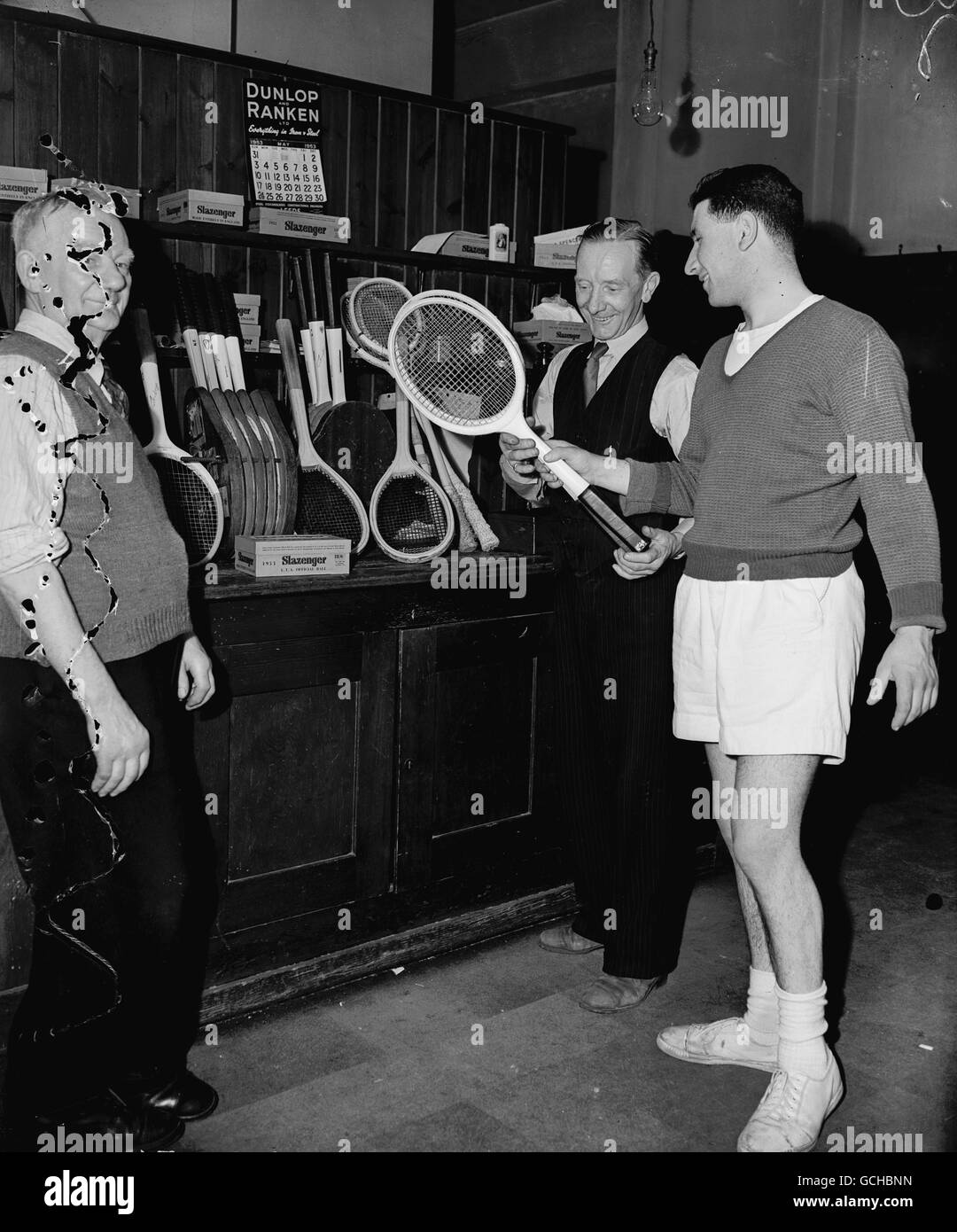 Tennis The 'Queen' Series Queen's Club. The Dressing Room attendant