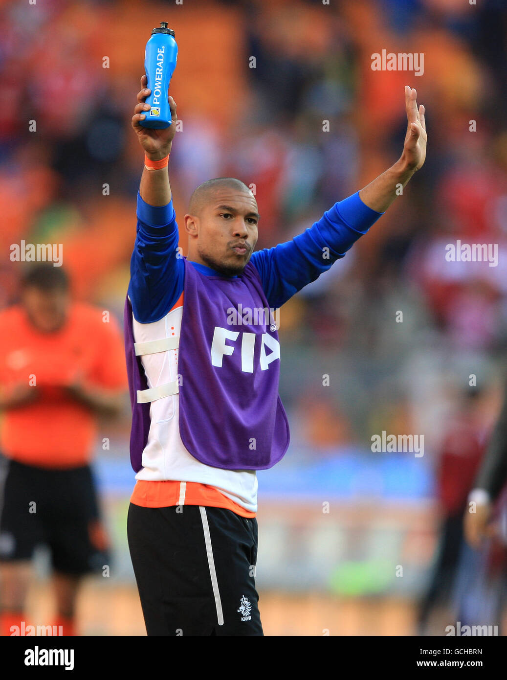 Dutch Gregory van der Wiel during the 2010 FIFA World Cup group E match  between the Netherlands and Denmark at Soccer City stadium in Johannesburg,  South Africa, 14 June 2010. Netherlands won