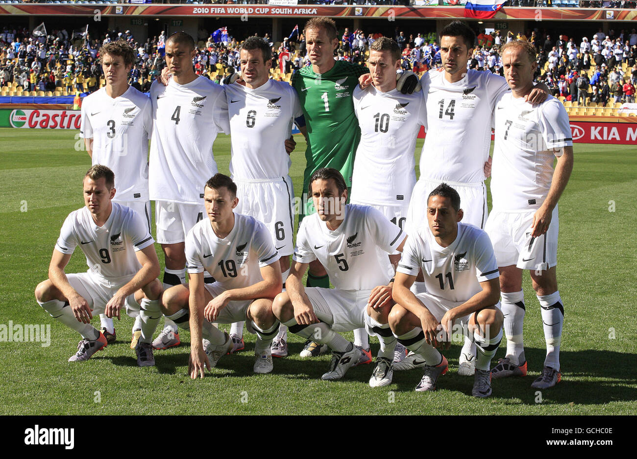 Soccer - 2010 FIFA World Cup South Africa - Group F - New Zealand v Slovakia - Royal Bafokeng Stadium Stock Photo