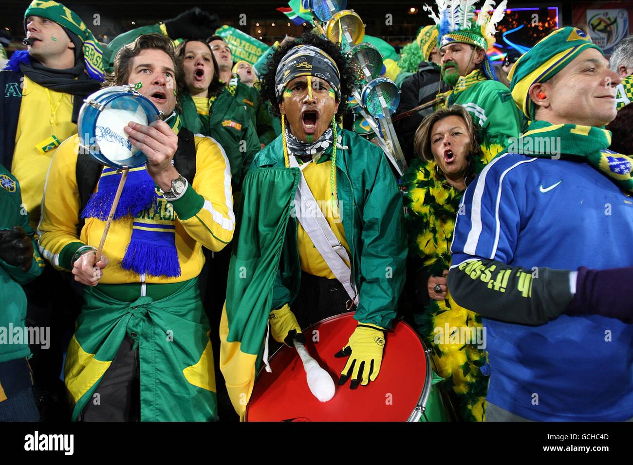 Soccer - 2010 FIFA World Cup South Africa - Group G - Brazil v North Korea - Ellis Park Stock Photo