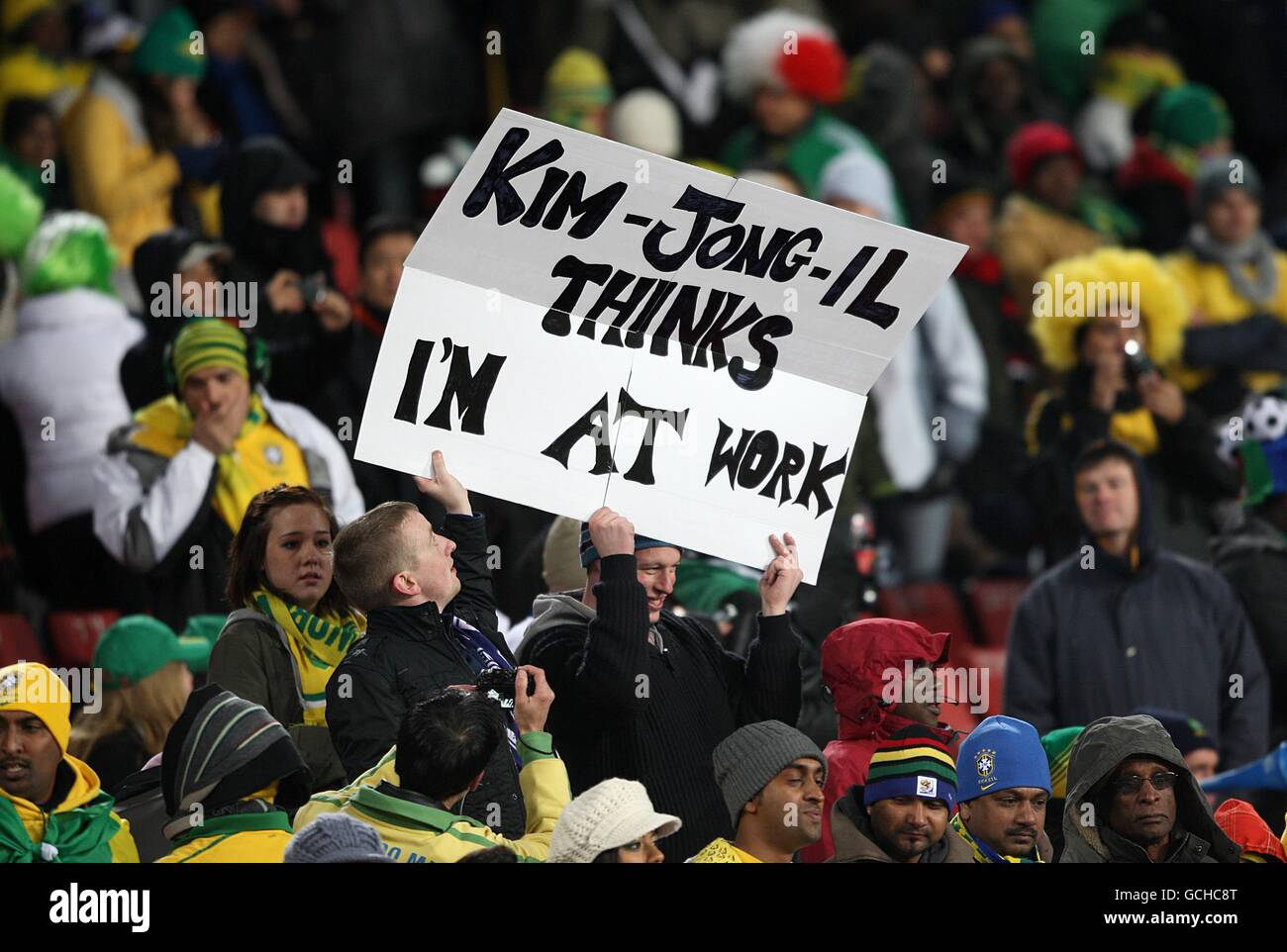 Soccer - 2010 FIFA World Cup South Africa - Group G - Brazil v North Korea - Ellis Park Stock Photo