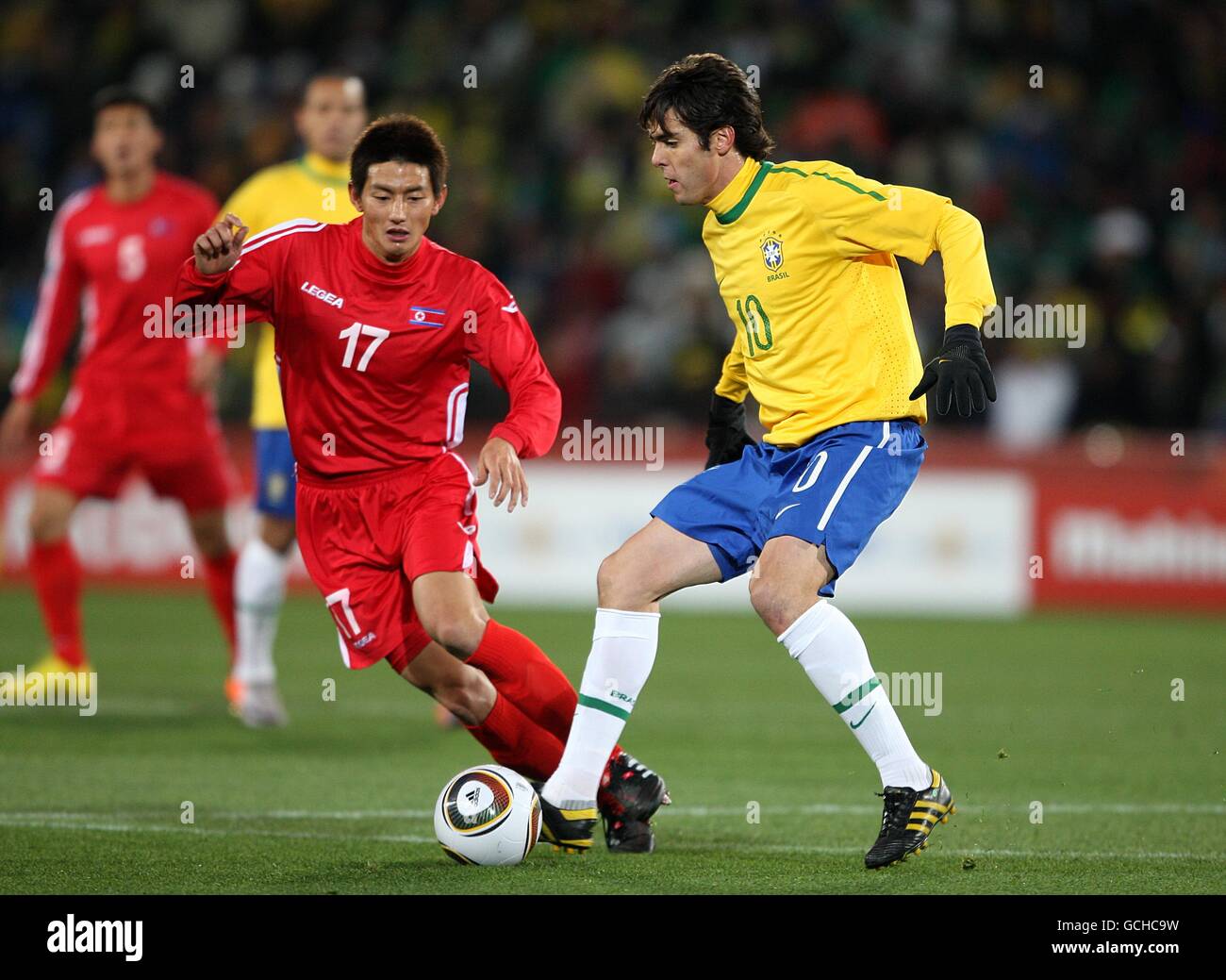 Soccer - 2010 FIFA World Cup South Africa - Group G - Brazil v North Korea - Ellis Park Stock Photo