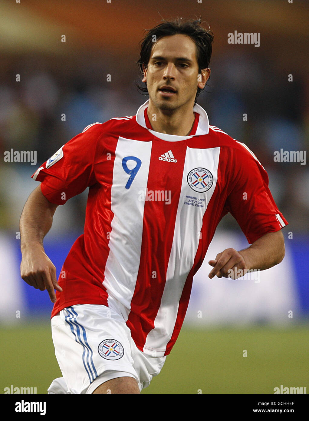 Soccer 10 Fifa World Cup South Africa Round Of 16 Paraguay V Japan Loftus Versfeld Stadium Roque Santa Cruz Paraguay Stock Photo Alamy