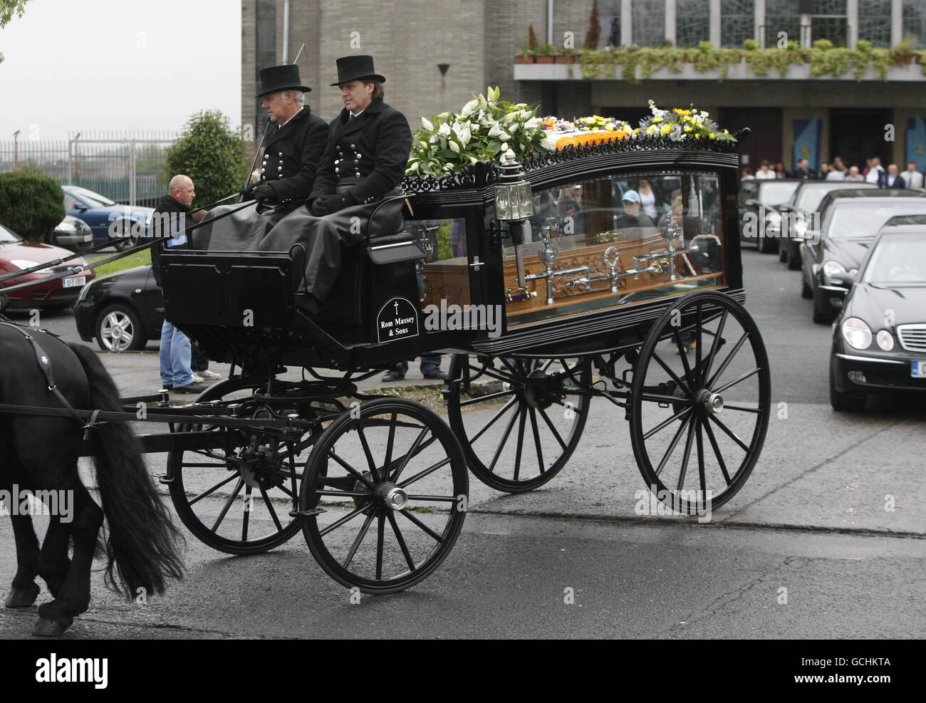 Daniel McAnaspie funeral Stock Photo - Alamy
