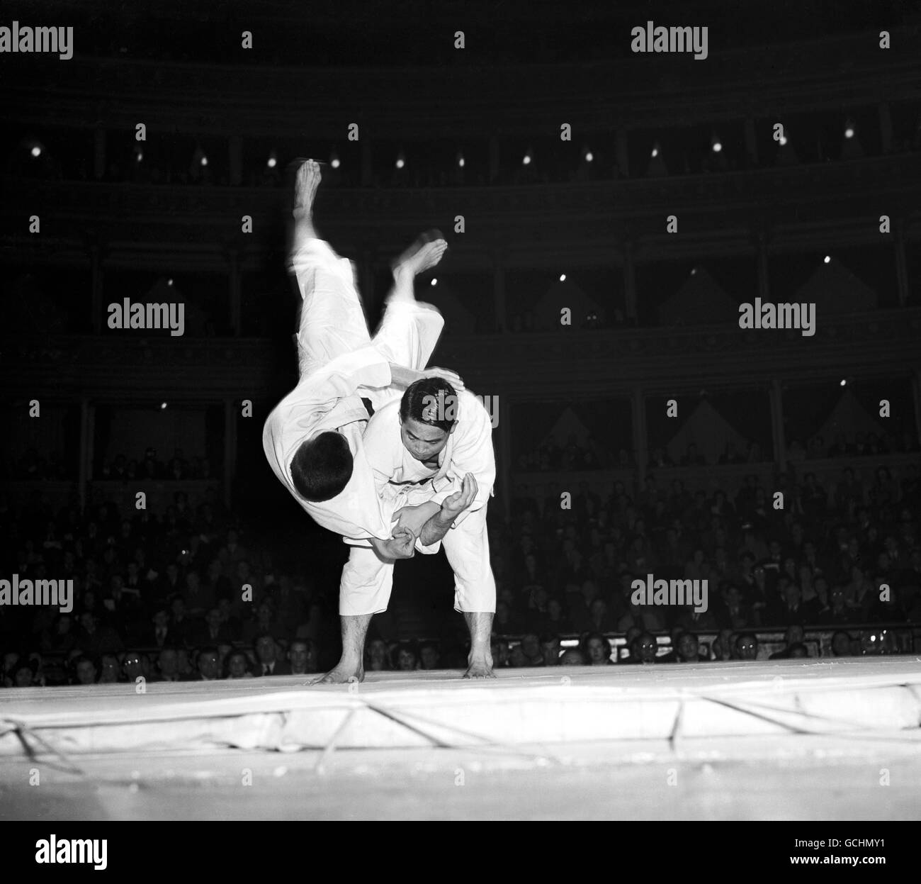 Judo Tournament to welcome Japanese President Mr Risei Kano - Royal Albert Hall Stock Photo