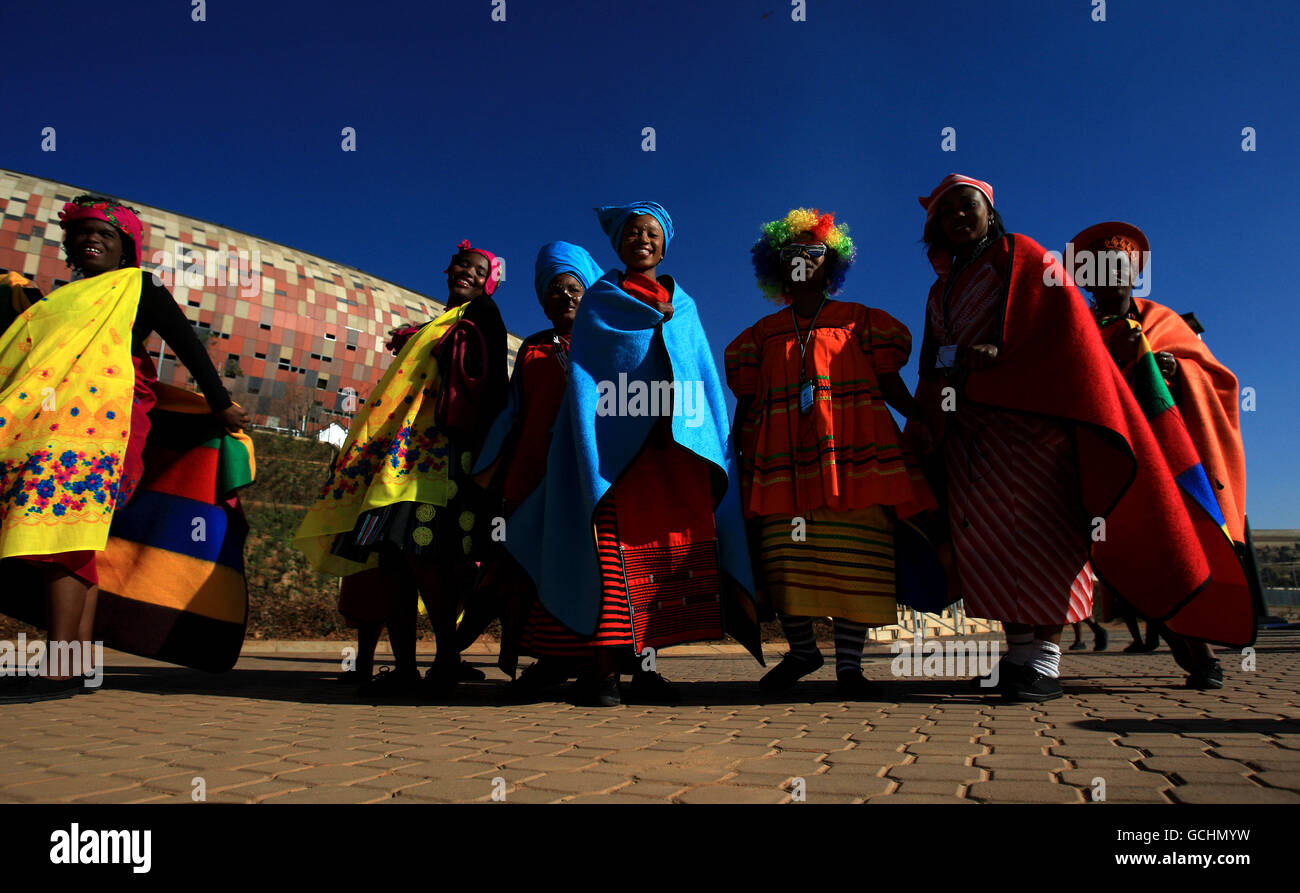 Soccer - 2010 FIFA World Cup South Africa - Pre World Cup Parade - Johannesburg Stock Photo