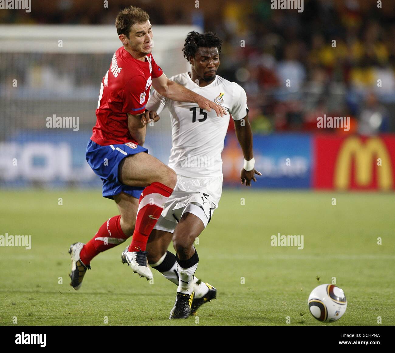 Soccer 2010 FIFA World Cup South Africa Group D Serbia v Ghana