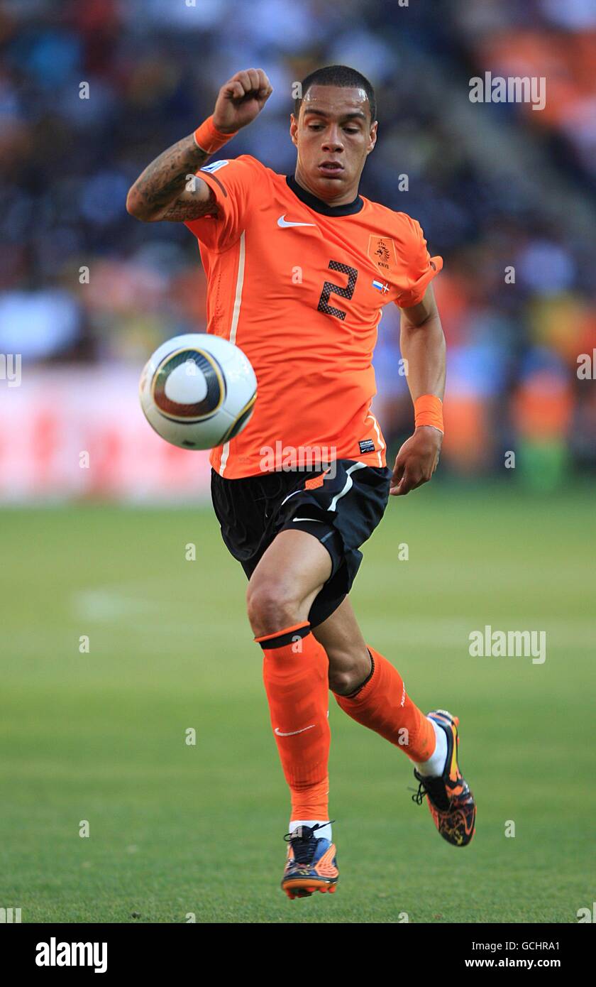 Dutch Gregory van der Wiel during the 2010 FIFA World Cup group E match  between the Netherlands and Denmark at Soccer City stadium in Johannesburg,  South Africa, 14 June 2010. Netherlands won