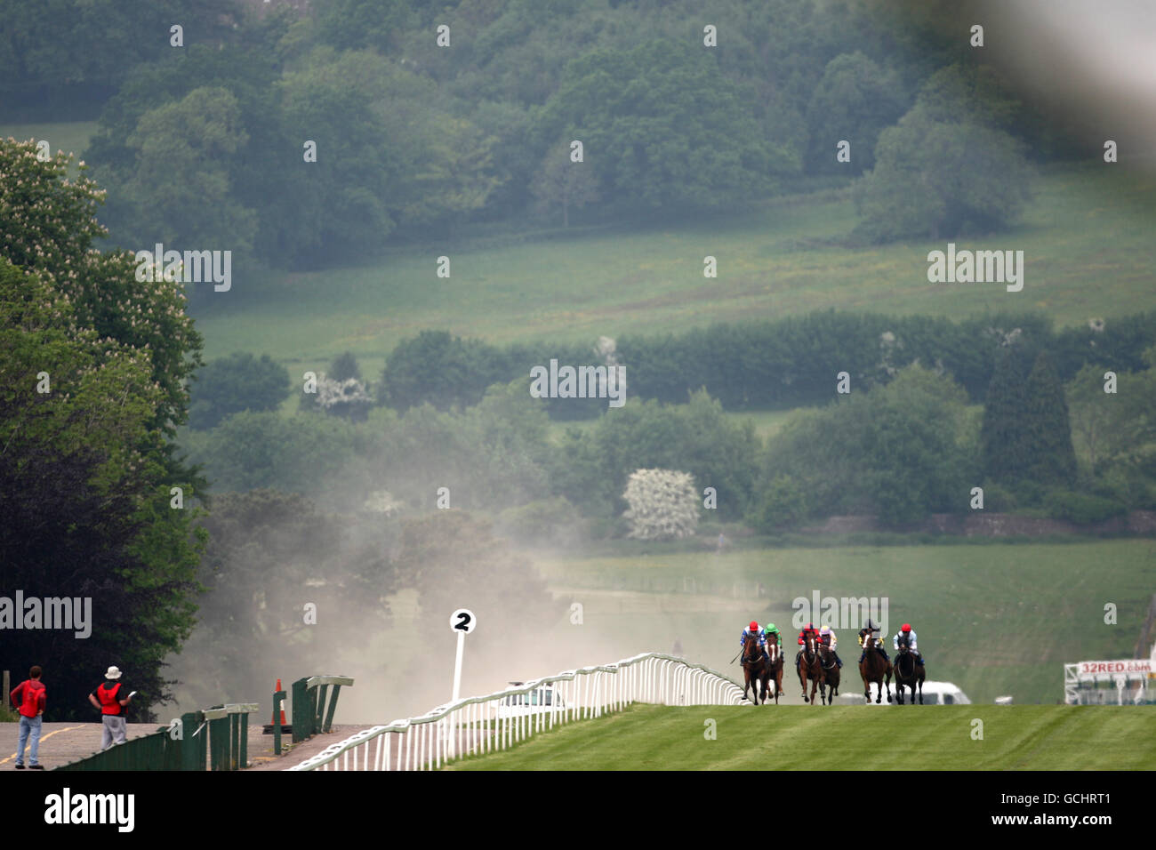 Horse Racing Chepstow Racecourse Stock Photo Alamy