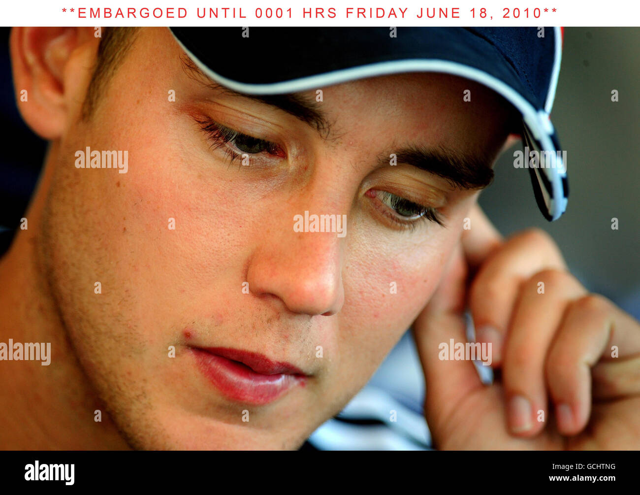 Stuart Broad at the National Cricket Perfomance Centre, Loughborough Stock Photo Alamy
