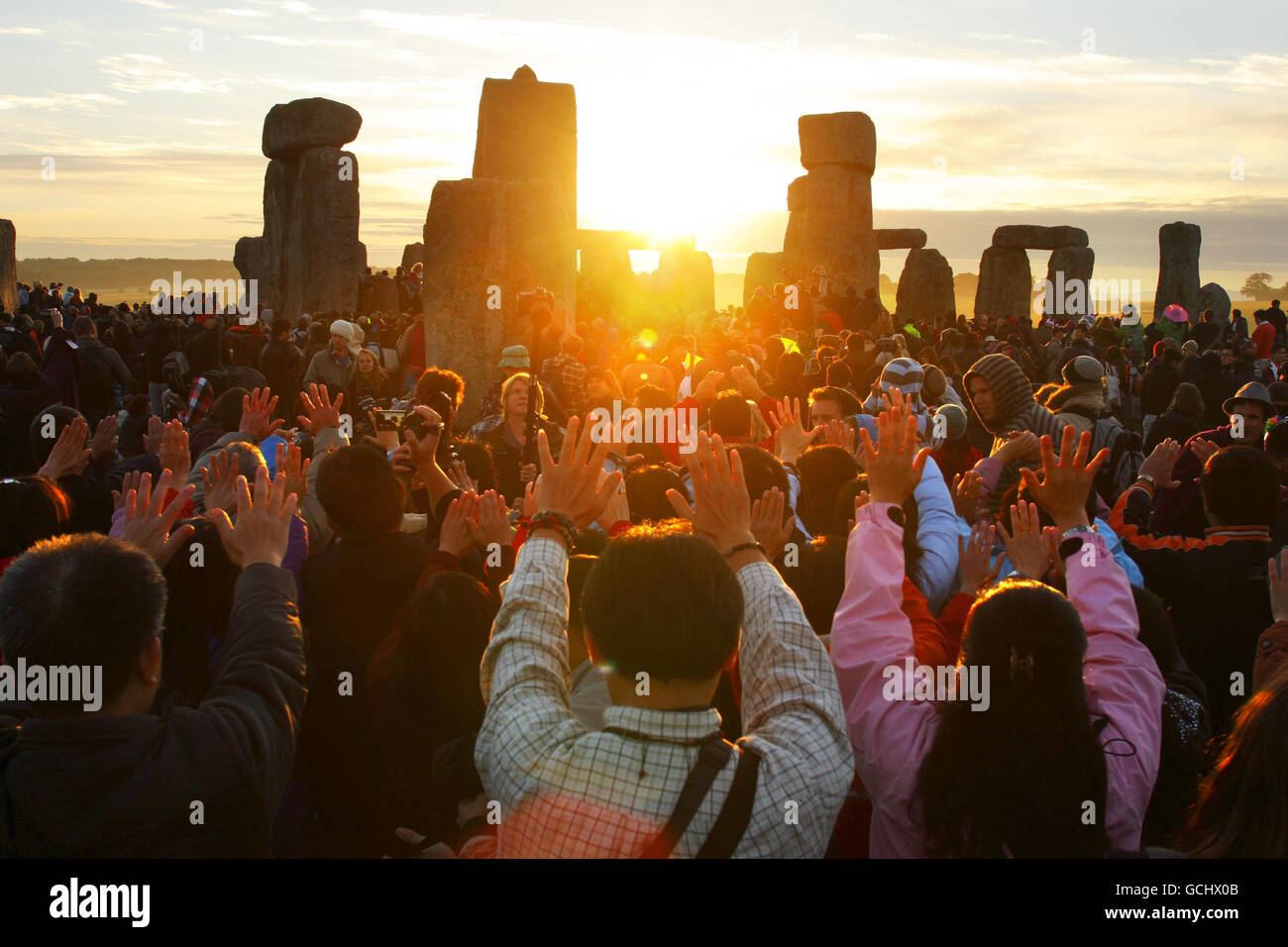 Summer solstice at Stonehenge Stock Photo - Alamy