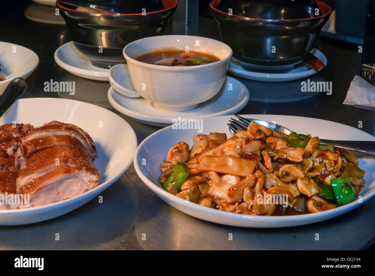 Lunch In Restaurant Dim Sum Haus Kirchenallee 37 Hamburg Stock