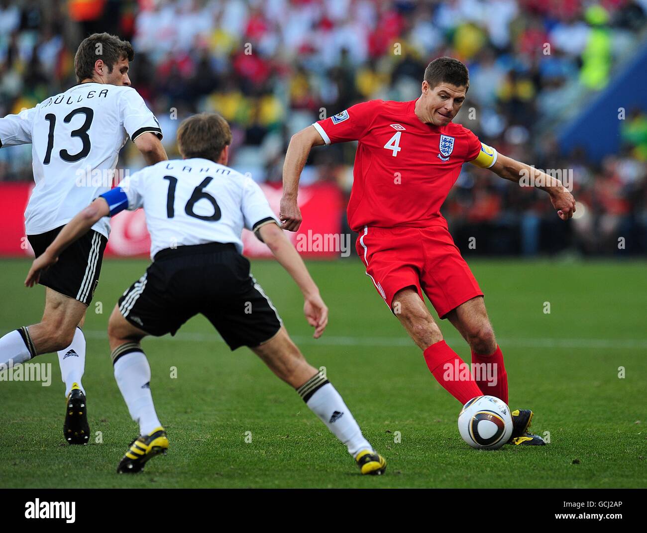 Soccer 2010 Fifa World Cup South Africa Round Of 16 Germany V England Free State Stadium Stock Photo Alamy