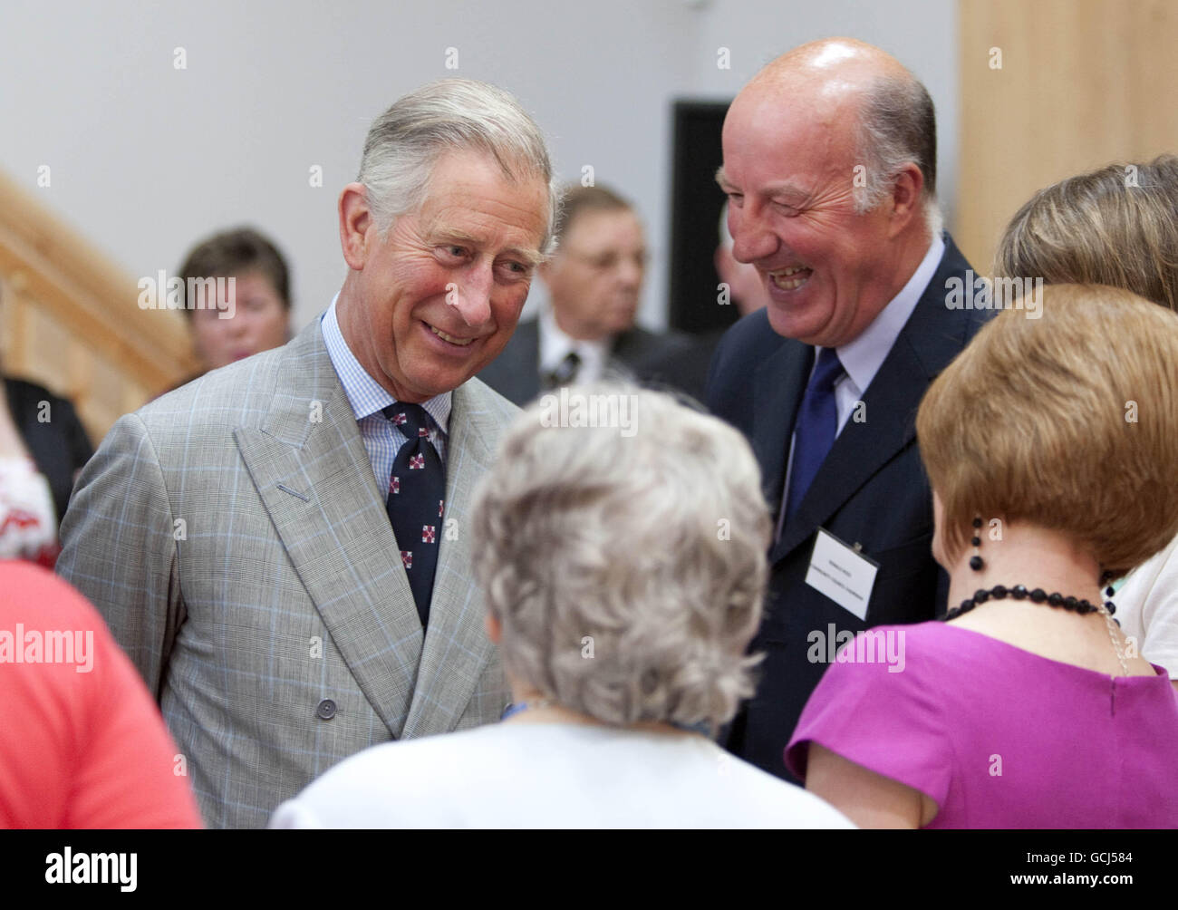 The Prince of Wales also known as the Duke of Rothesay during a visit