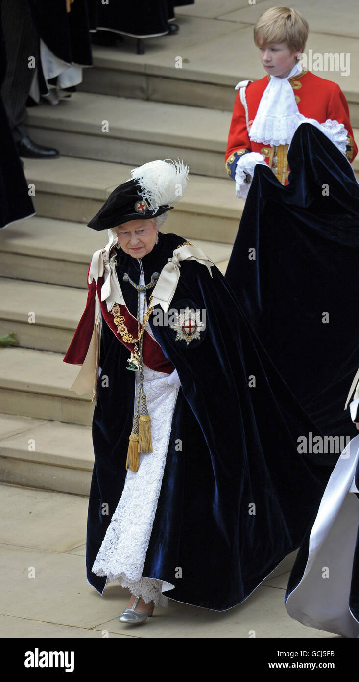Order of the Garter Service Stock Photo Alamy
