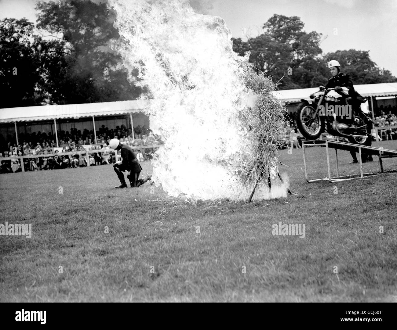 The Fire Hazard - a display by the Royal Corps of Signals Stock Photo