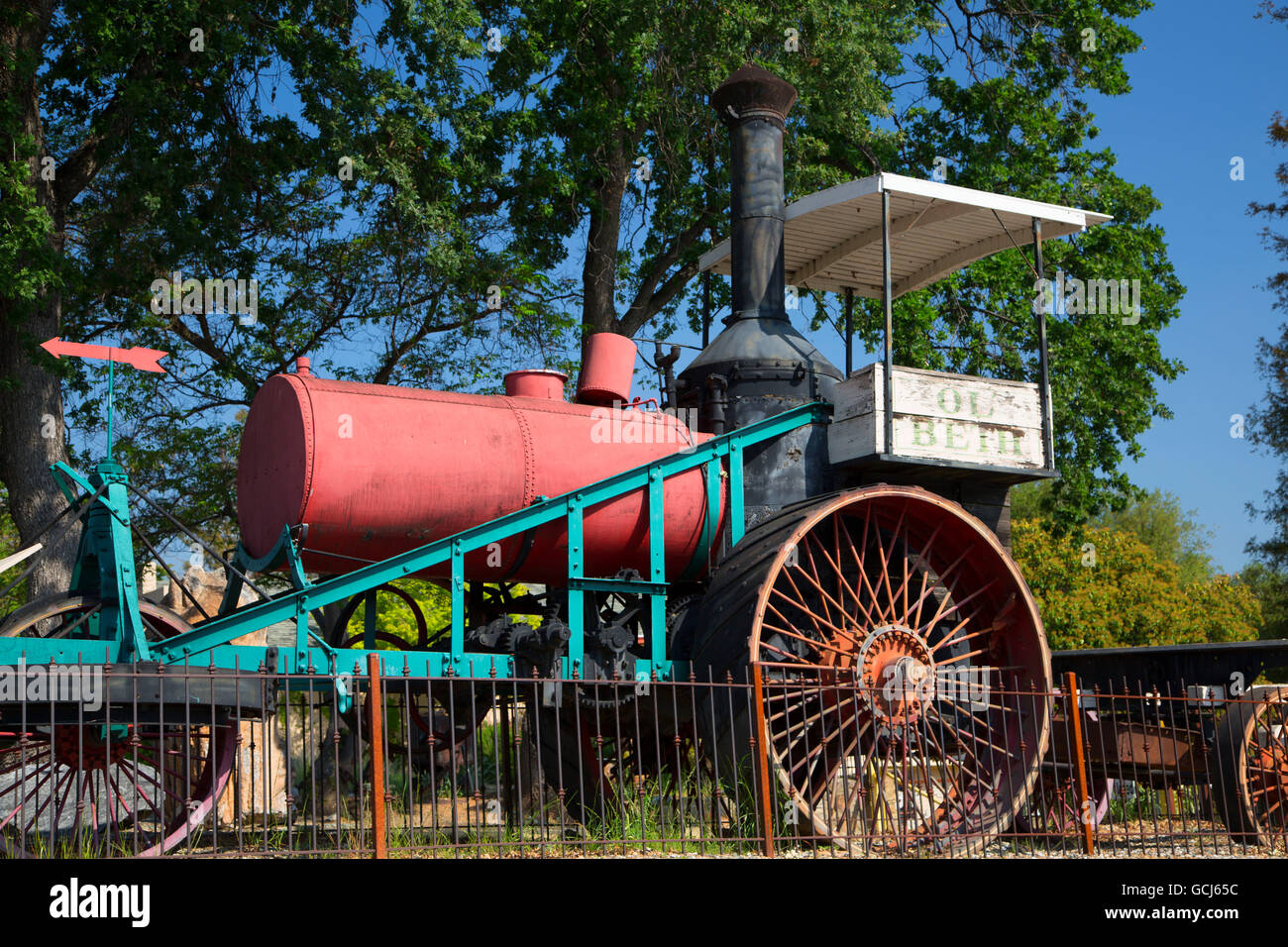 Ol' Beth train, Angels Camp Museum, Angels Camp, California Stock Photo