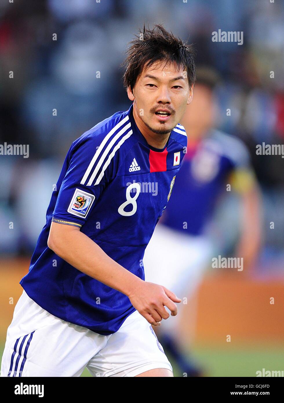 Soccer - 2010 FIFA World Cup South Africa - Group E - Japan v Cameroon - Free State Stadium. Daisuke Matsui, Japan Stock Photo