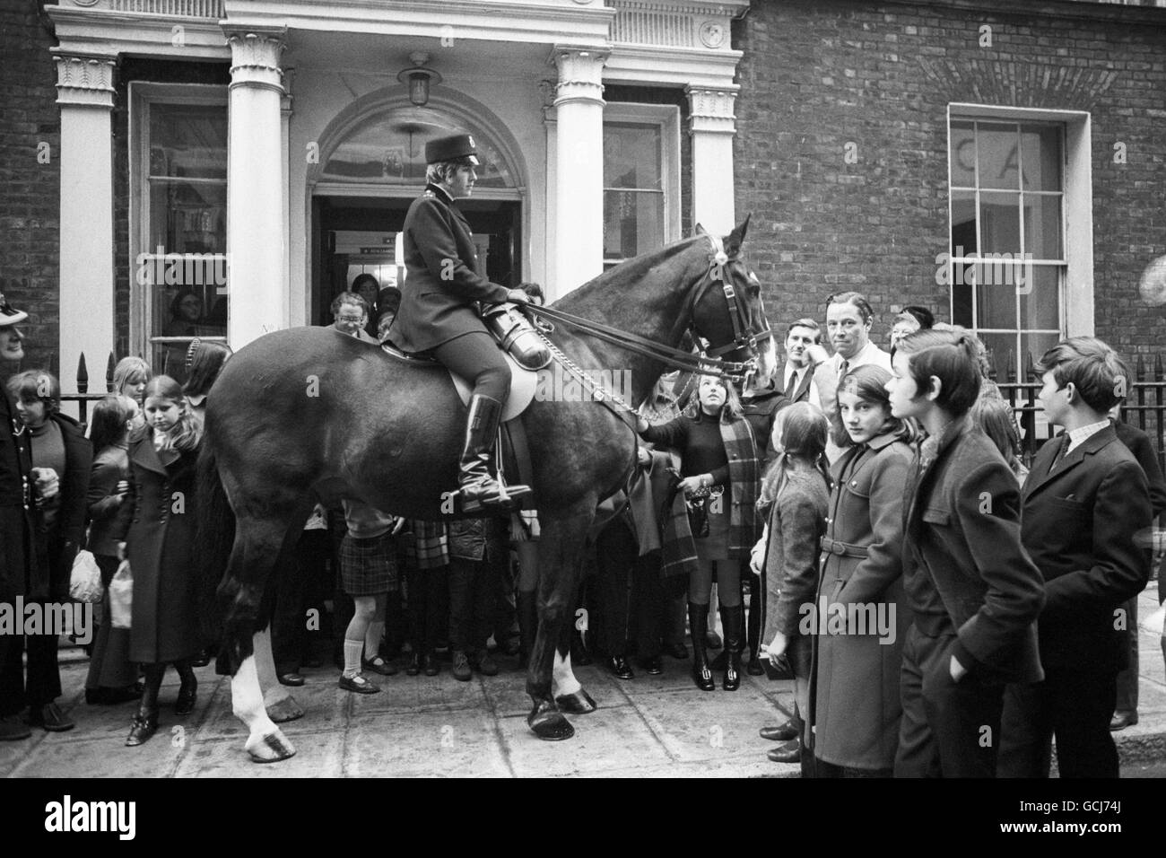 Animals - Police Horse - Royal Society of Arts, London Stock Photo