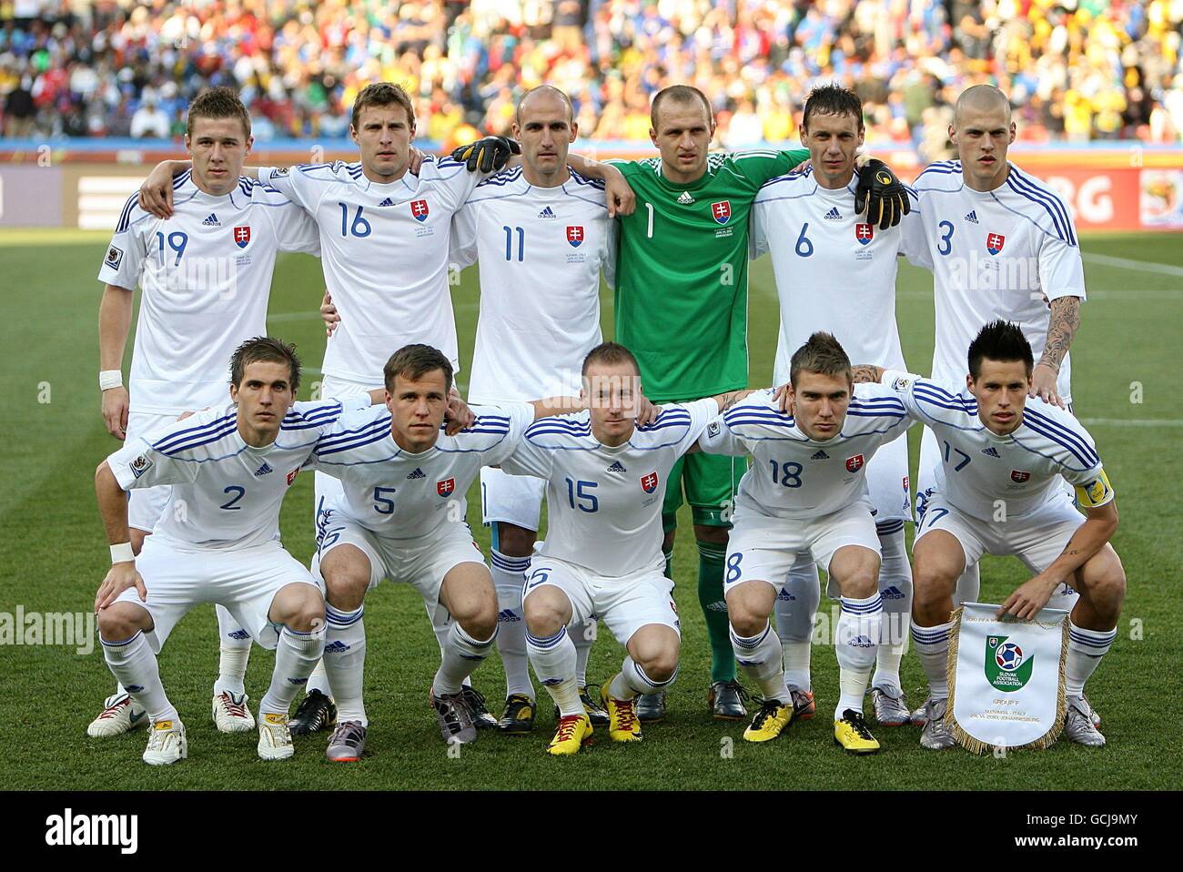 Soccer 2010 FIFA World Cup South Africa Group F Slovakia v