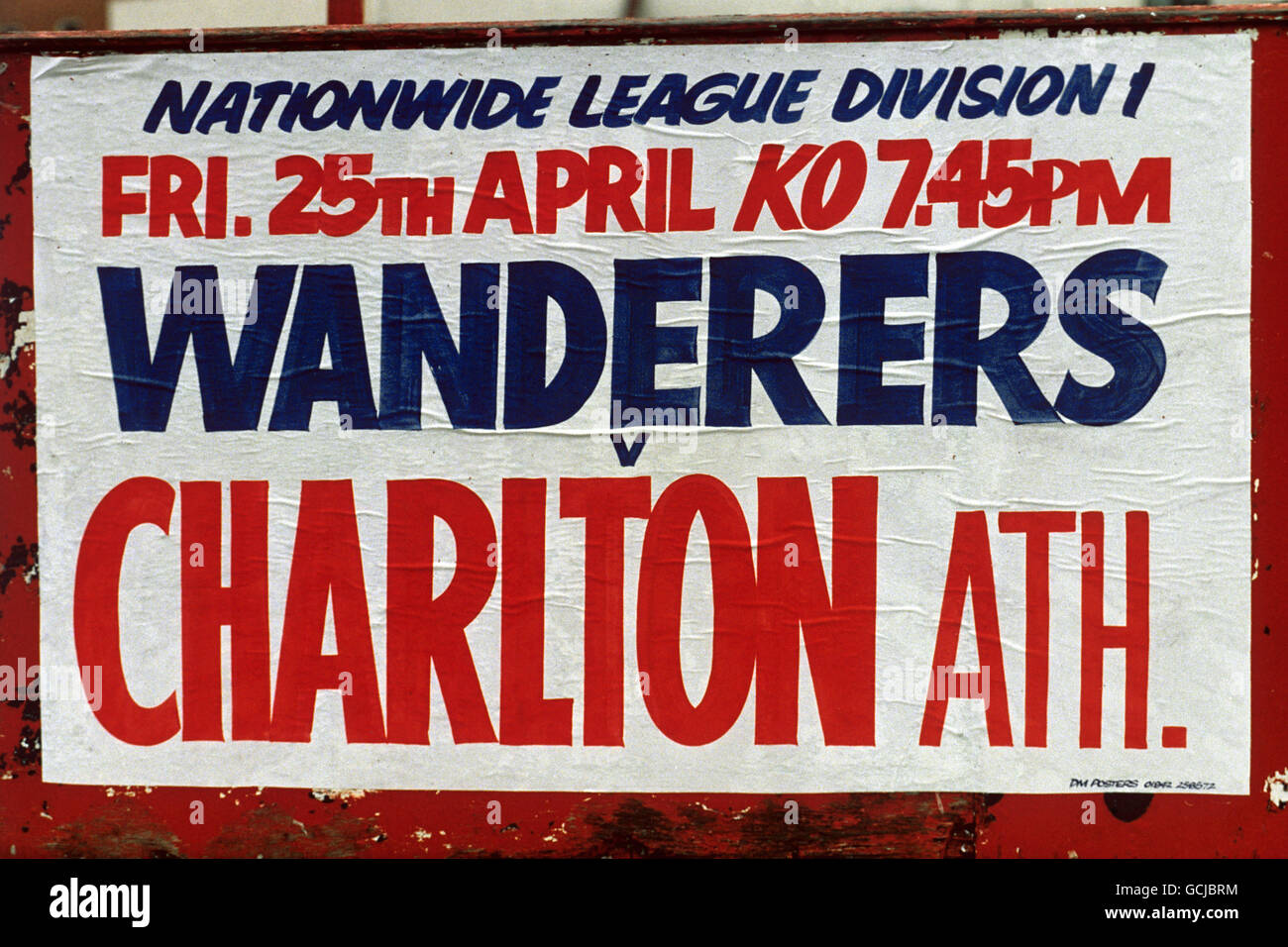 Soccer - Nationwide League Division One - Bolton Wanderers v Charlton Athletic - Burnden Park Stock Photo