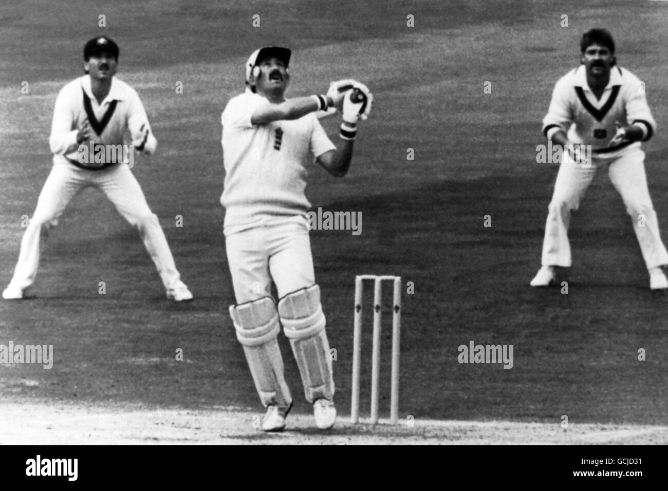 Cricket - England v Australia - Australia in British Isles 1985 (3rd Test) - Fifth Day - Trent Bridge, Nottingham Stock Photo