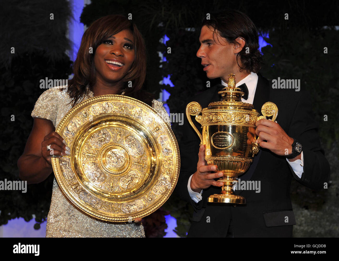 Serena Williams and Rafael Nadal at the Wimbledon Champions Dinner, London  Stock Photo - Alamy