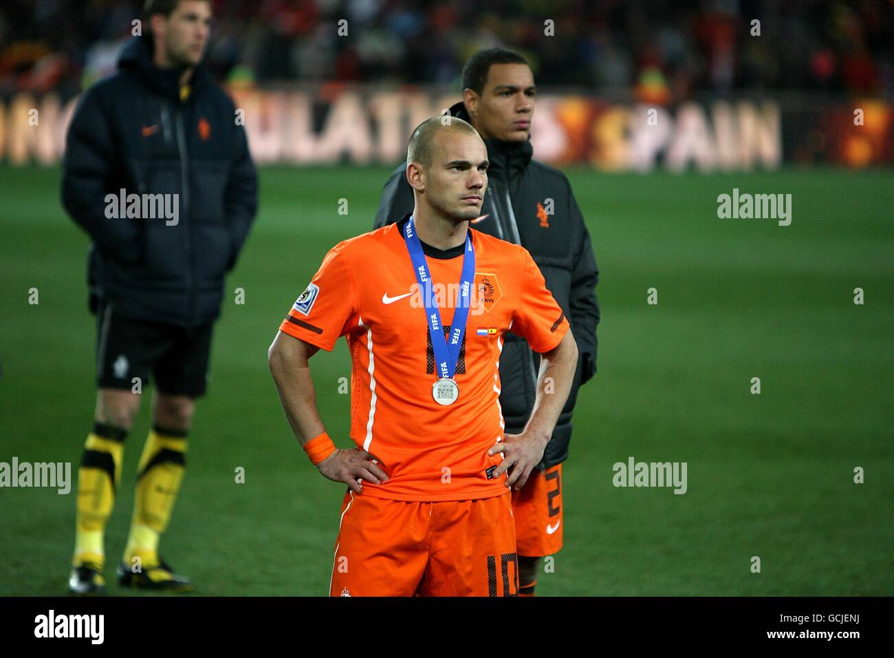 Soccer - 2010 FIFA World Cup South Africa - Final - Netherlands v Spain -  Soccer City Stadium Stock Photo - Alamy