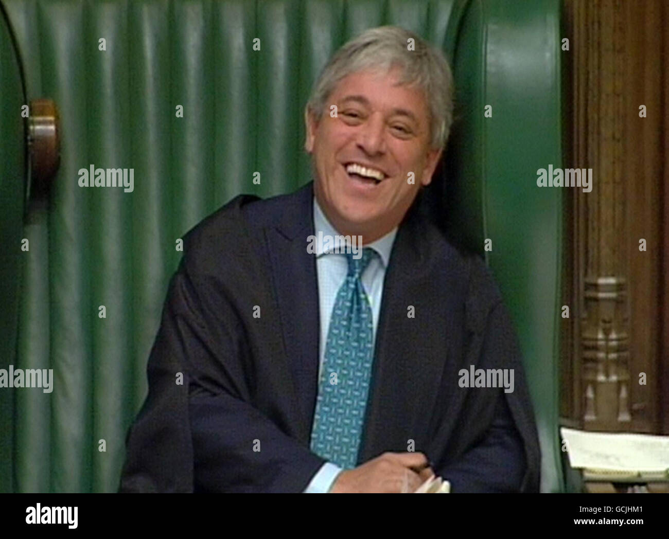 Speaker John Bercow during Prime Minister's Questions in the House of