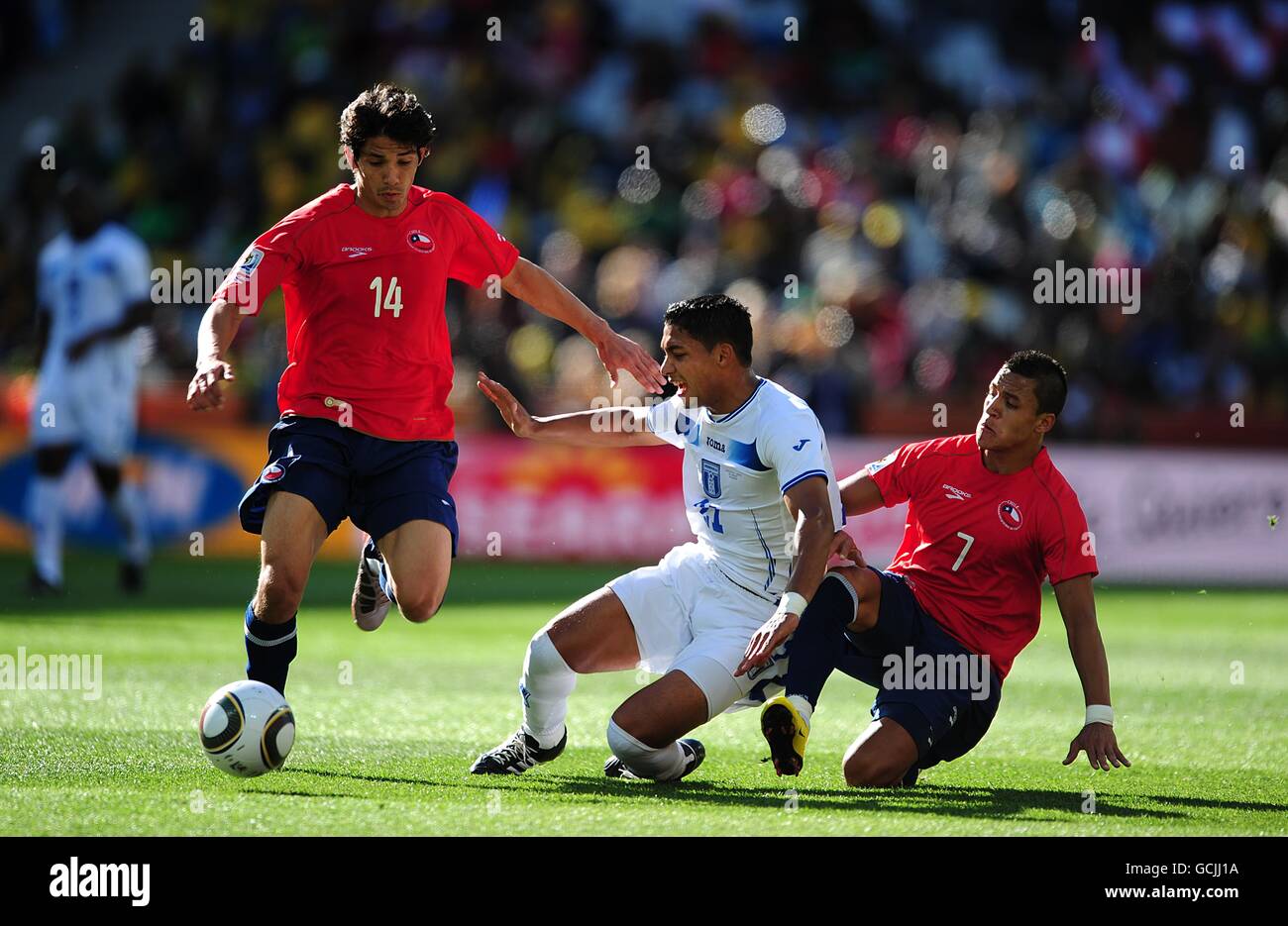 Soccer - 2010 FIFA World Cup South Africa - Group H - Honduras v Chile - Mbombela Stadium Stock Photo