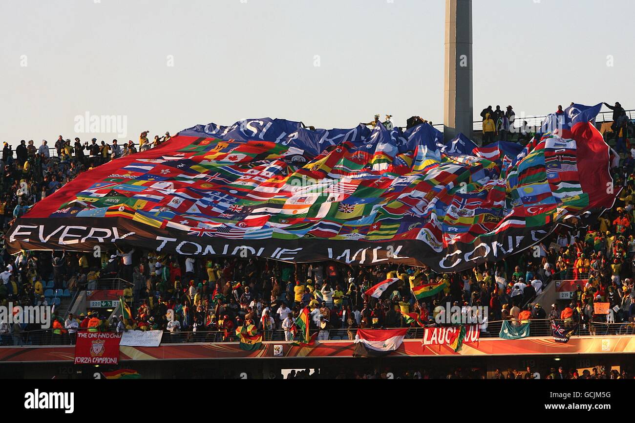 Soccer - 2010 FIFA World Cup South Africa - Group D - Ghana v Australia - Royal Bafokeng Stadium Stock Photo