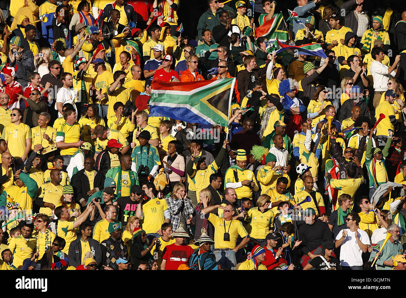 South african fans in stands hires stock photography and images Alamy