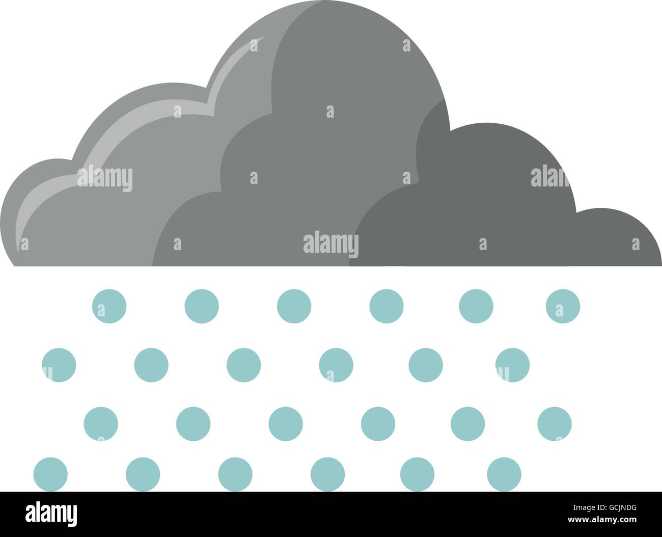 cloud with rain icon Stock Vector Image & Art - Alamy