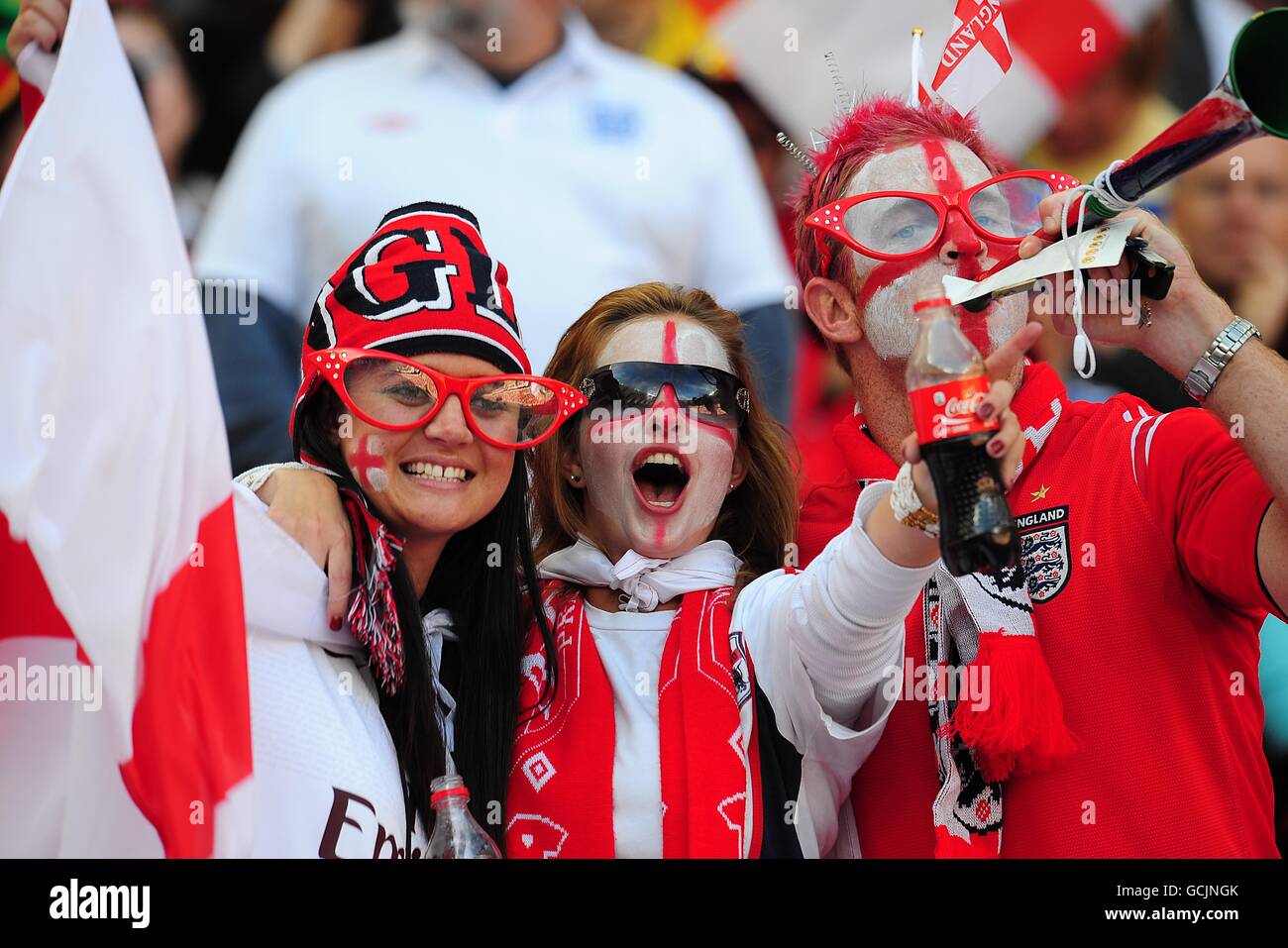 Soccer - 2010 FIFA World Cup South Africa - Group C - Slovenia v England - Nelson Mandela Bay Stadium Stock Photo