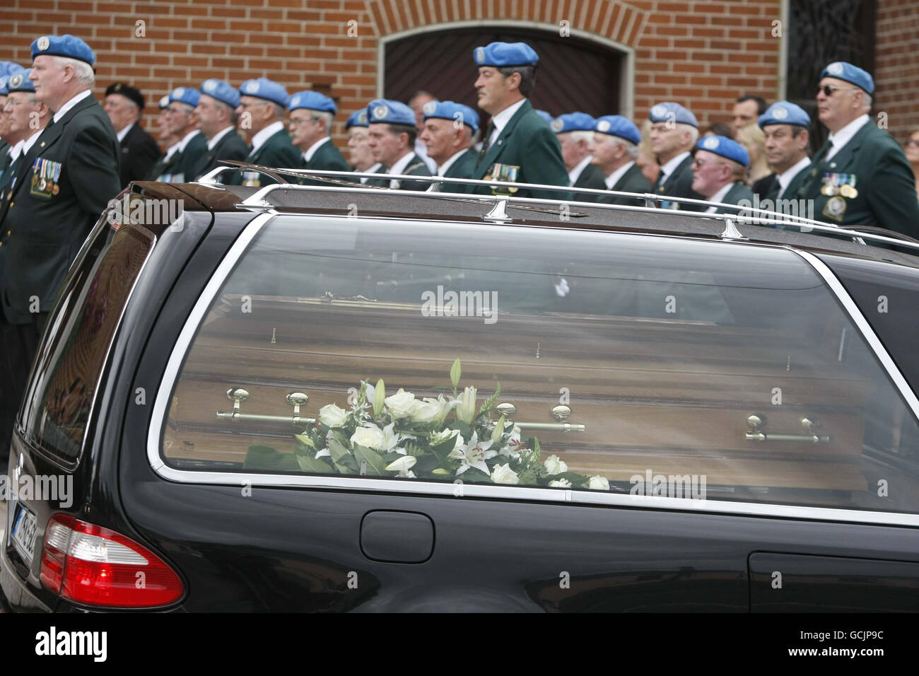 Repose of Lieutenant General Dermot Earley Stock Photo