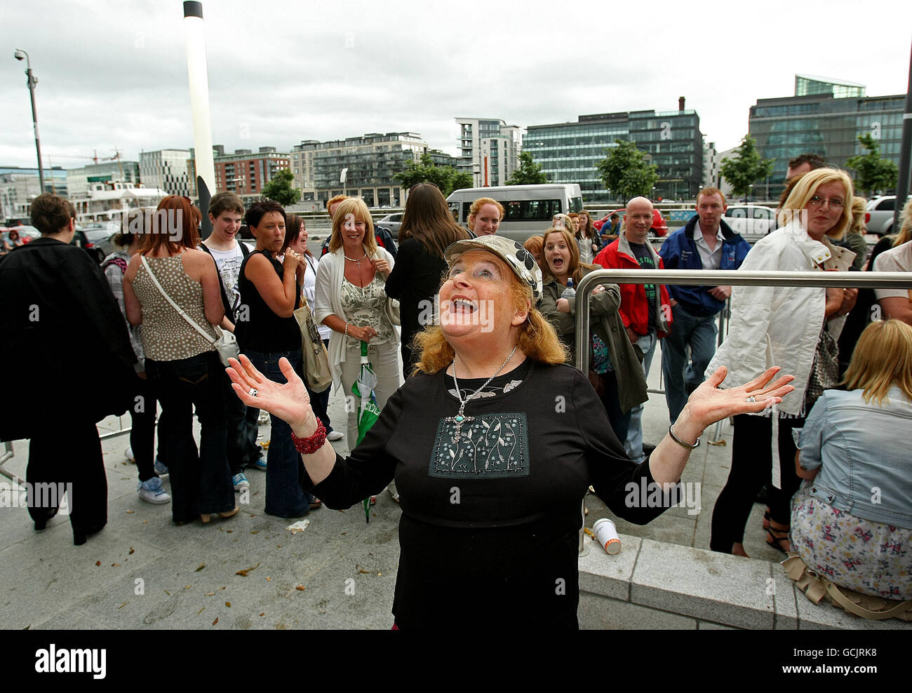 XFactor auditions Dublin Stock Photo Alamy