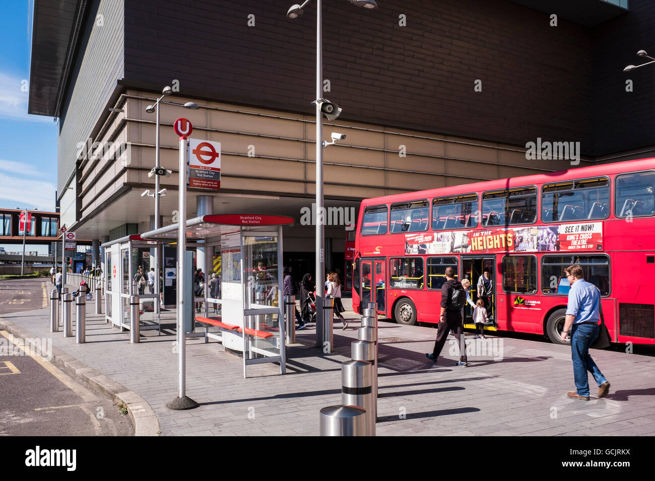 Stratford City Bus Station, London, England, U.K Stock Photo - Alamy