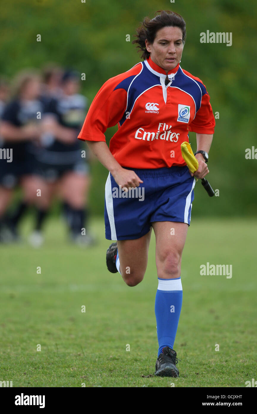 Rugby Union - Tour Match - Second Test - Scotland Women v South Africa Women - Lasswade RFC. Alex Pratt, Referee Stock Photo
