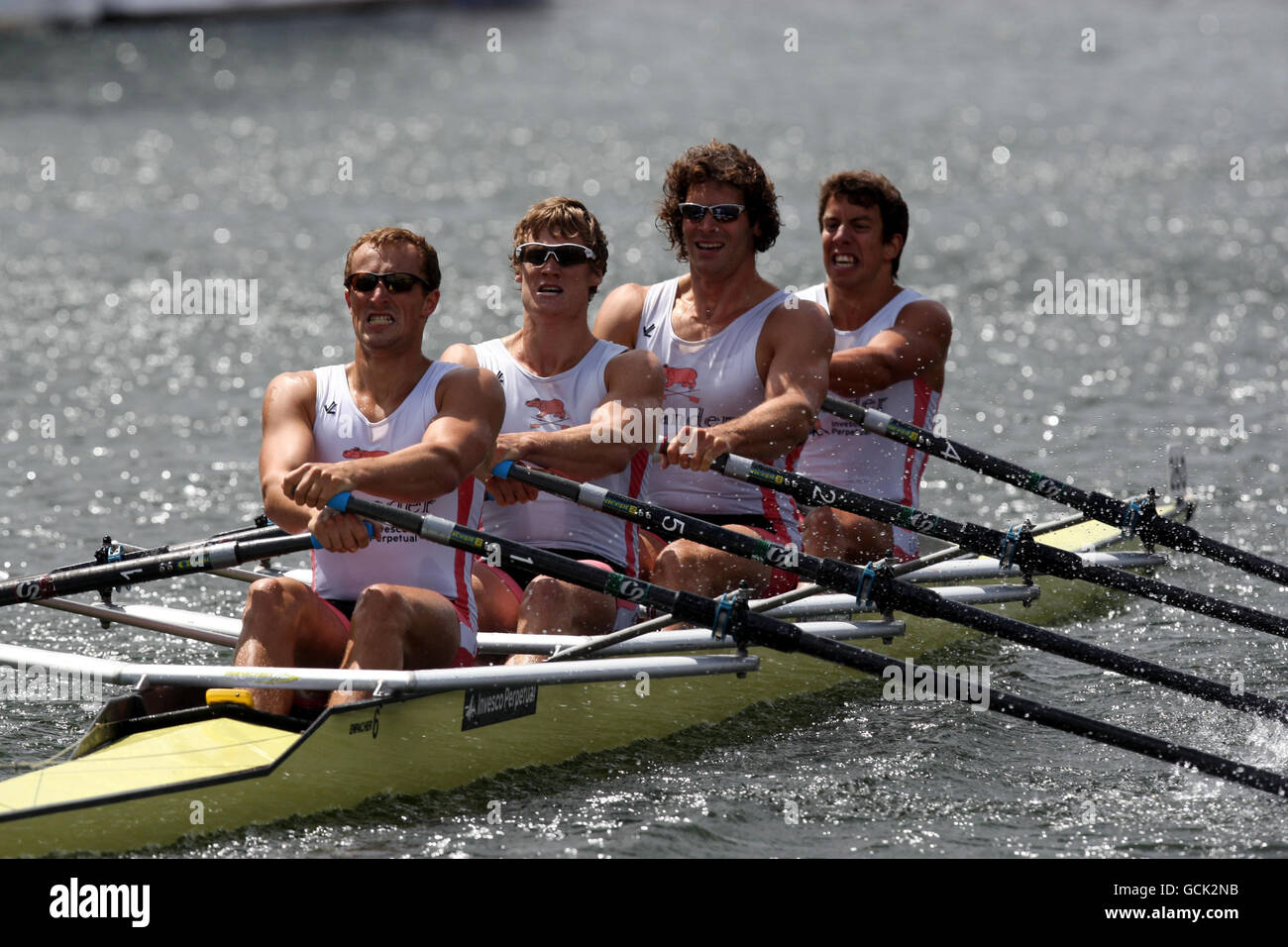 Rowing Henley Royal Regatta Day Five HenleyonThames Stock Photo