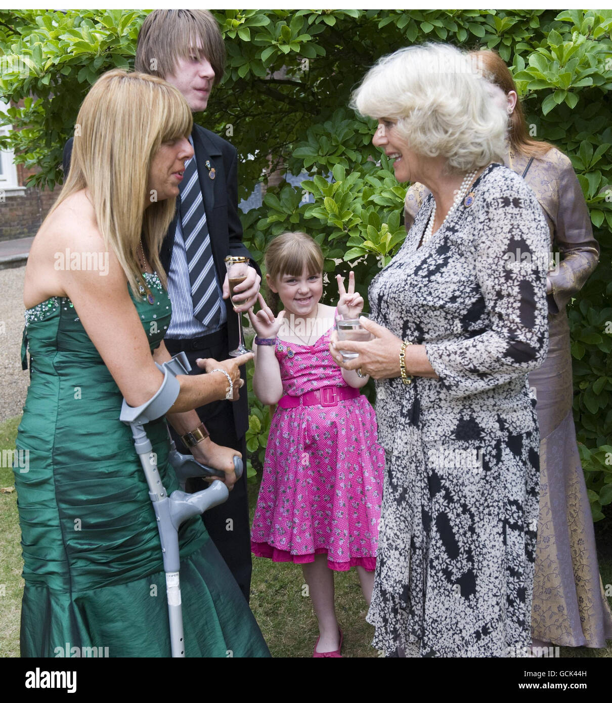 The Duchess of Cornwall meets with the widow of Pc Bill Barker, who was ...