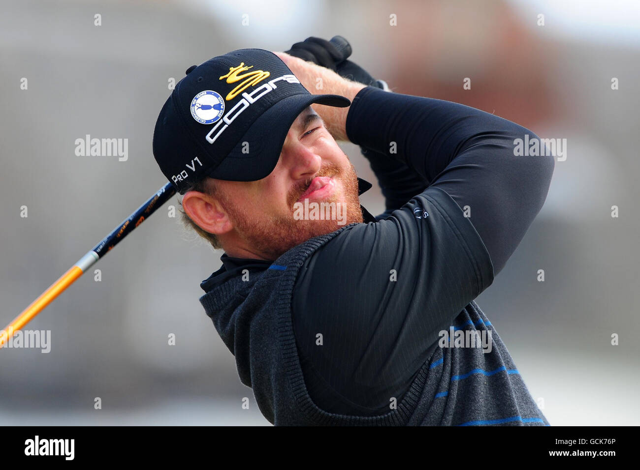 USA's JB Holmes in action during round three of The Open Championship