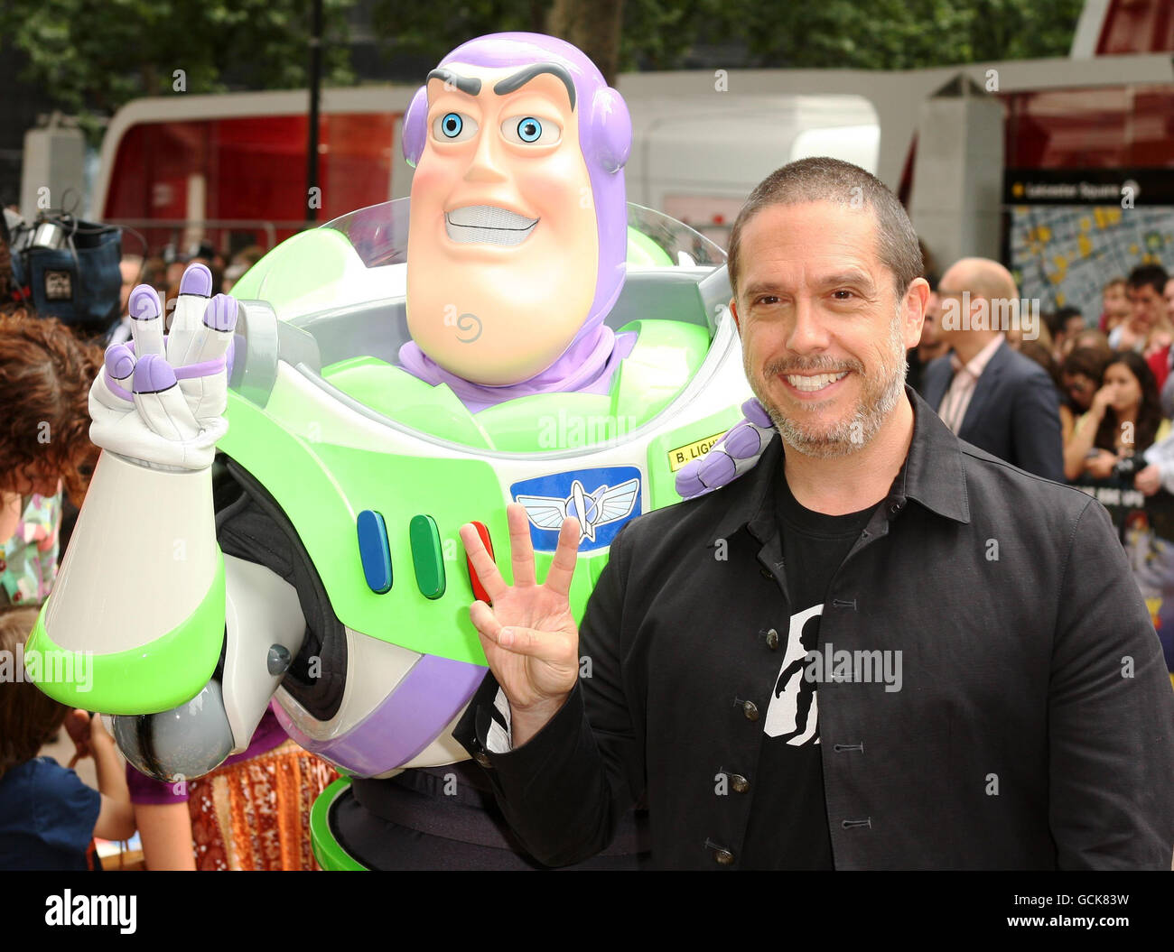 Toy Story 3 premiere - London. Director Lee Unkrich arrives at the UK premiere of Toy Story 3 in Leicester Square, central London. Stock Photo
