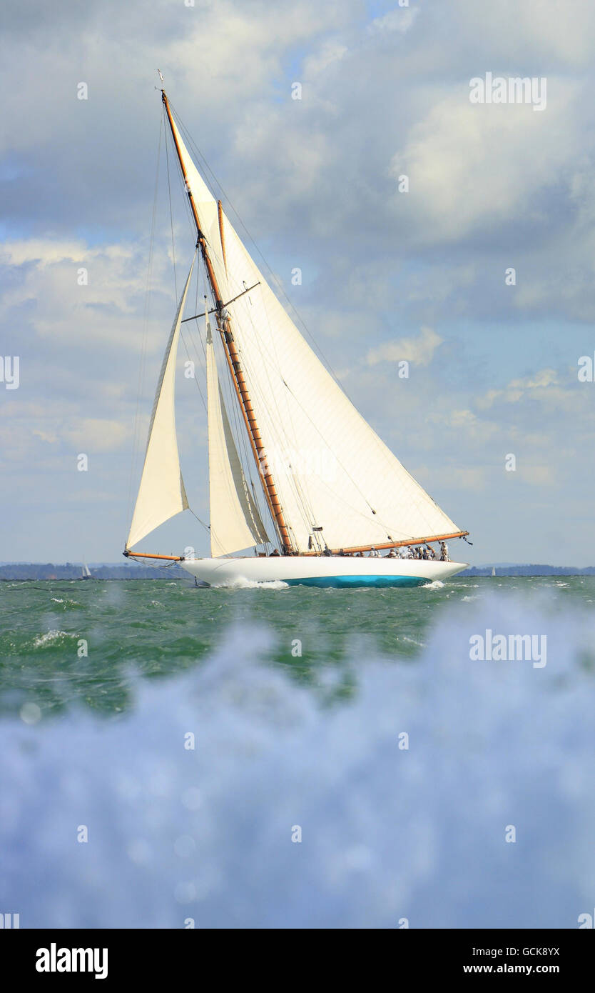 Sailing British Classic Yacht Club Panerai Cowes Regatta Day