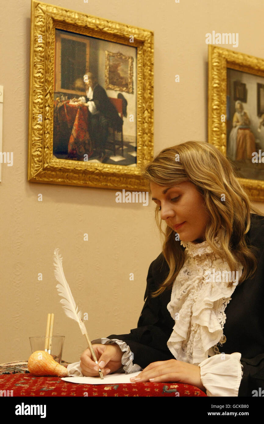 Gabriel Metsu exhibition Stock Photo Alamy