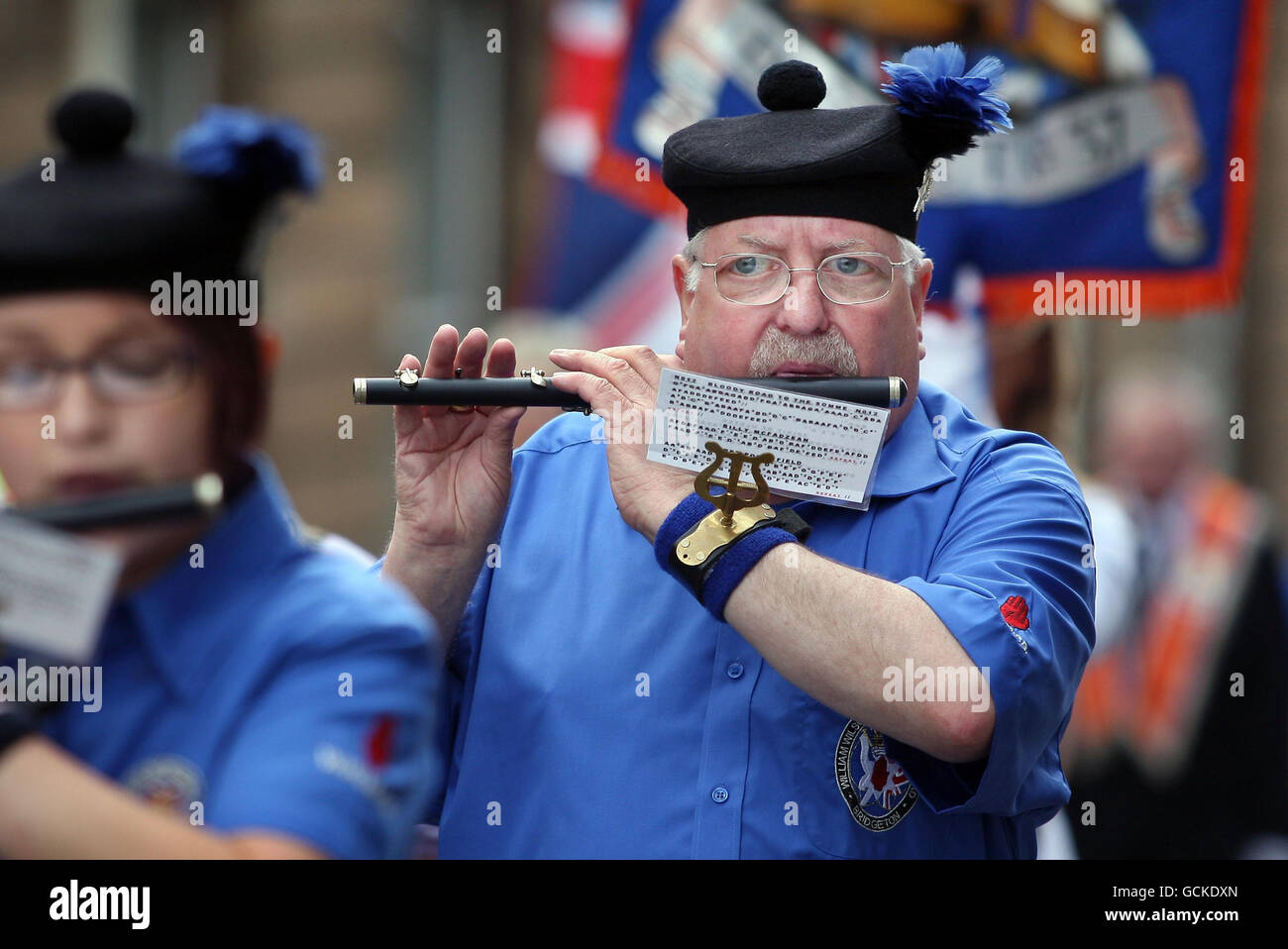 Orange Order parade Stock Photo Alamy