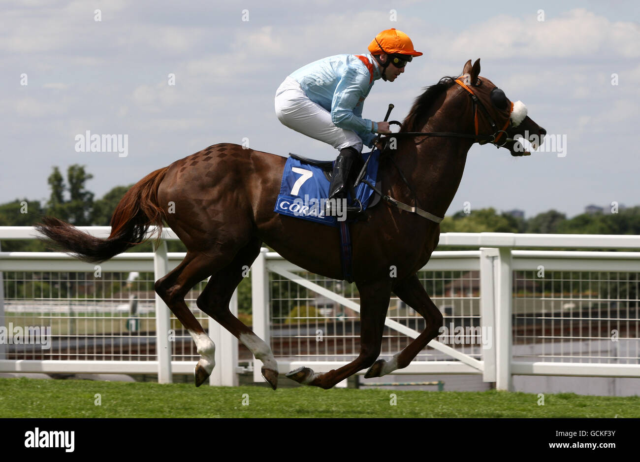 Horse Racing - Eclipse Meeting - Coral-Eclipse Day - Sandown Park Racecourse Stock Photo