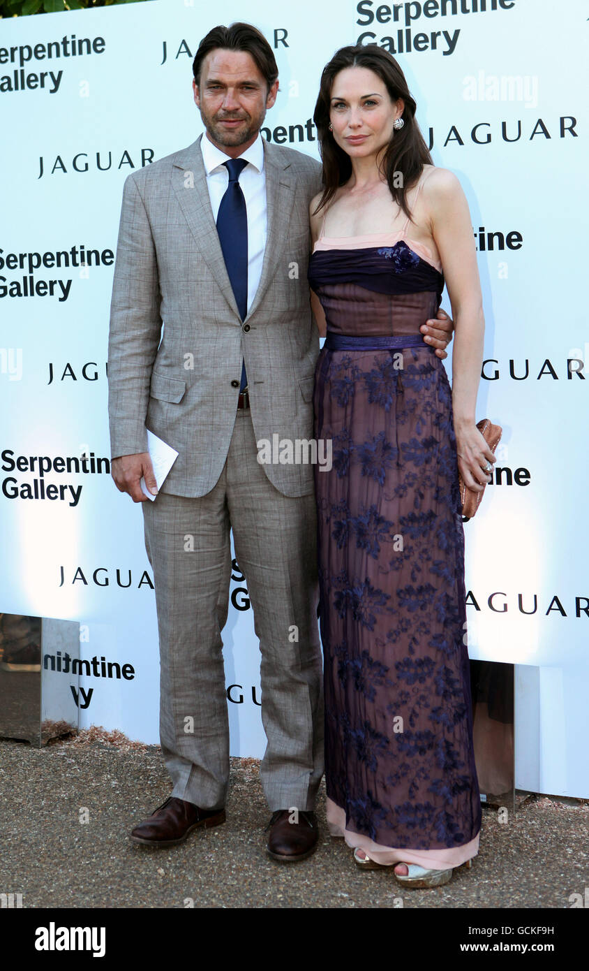 Dougray Scott and Claire Forlani, at the Langham Hotel relaunch party  London, England - 10.06.09 Stock Photo - Alamy